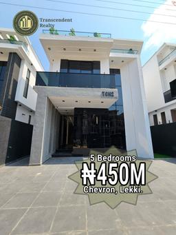 Newly Built Deluxe 5 Bedroom Fully Detached Duplex with a Swimming pool