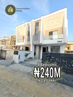 Newly Built Contemporary 4 Bedroom Semi-detached Duplex with Bq