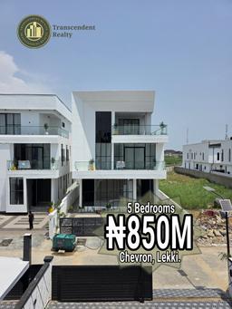 Newly Built Spacious 5 Bedroom Fully Detached Triplex With Elevator