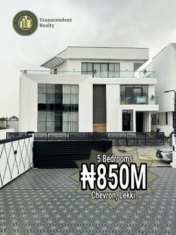 Newly Built Spacious 5 Bedroom Fully Detached Triplex With Elevator