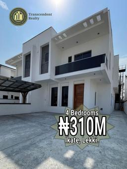 Contemporary 4 Bedroom Semi-detached Duplex with Bq