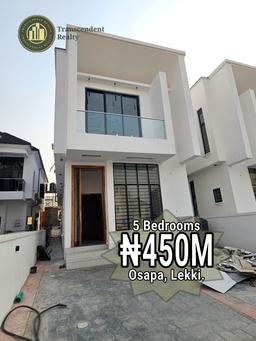 Newly Built Contemporary 5 Bedroom Fully Detached duplex