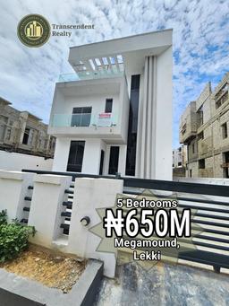 Newly Built Deluxe 5 Bedroom Fully Detached Triplex with Cinema and Swimming Pool